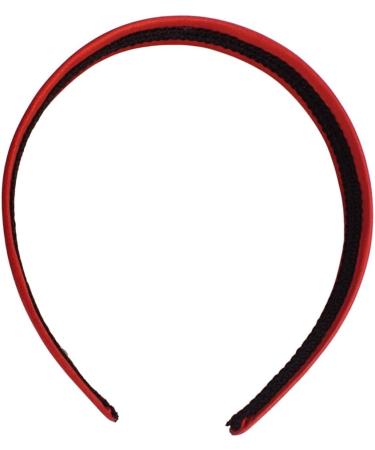 Topkids Accessories Silky Shiny Single 2cm Wide Satin Headbands Alice Band For Kids and Women Colourful - 70's 80's 90's Hair Bands For School or Costumes (Red) - Buy Online on GoSupps.com