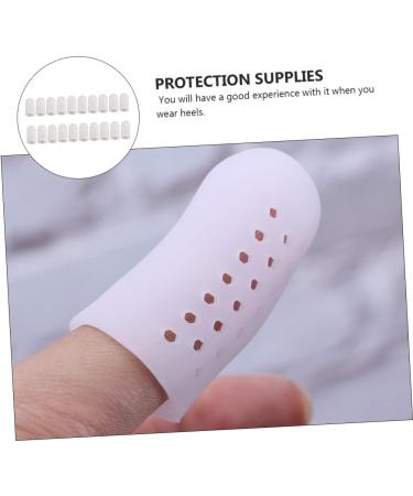 Healeved Anti-Wear Finger and Toe Protectors - 10 Pairs | Protective Cover for Crease Prevention, Friction Reduction, Arthritis Relief | Thumb, Index Finger, Big Toe Guards - Buy Online on GoSupps.com
