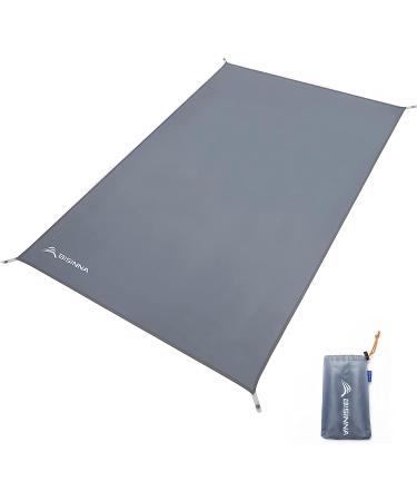 BISINNA Waterproof Camping Tarp | Multi-Functional Tent Footprint for 1-2 Person Tent | Groundsheet Beach Mat | Grey 82.67x55 - Buy Online on GoSupps.com