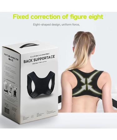 5-Star Adjustable Posture Corrector for Men & Women | Comfortable Breathable Upper Back Brace & Lumbar Support Belt | Fits Discreetly Under Clothing | Size L - Buy Online on GoSupps.com