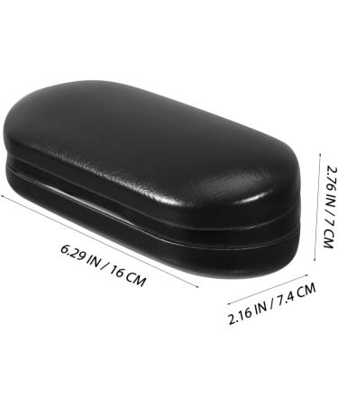 JECOMPRIS Double-Layer Hard Glasses Case & Organizer | Storage Box for Glasses Sunglasses & Contact Lenses - 16x7x5.5cm - Buy Online on GoSupps.com
