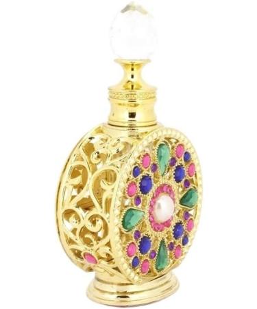 DFJOENVLDKHFE Perfume Bottle Empty Frosted Glass Essential Oil Bottle Refillable Empty Jewelry Decoration Crystal Bottle 10ml Green Diamond - Buy Online on GoSupps.com