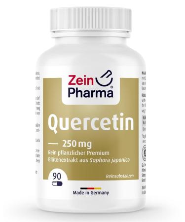 ZeinPharma Quercetin capsules 250 mg 90 vegan capsules Quercetin extracted from the flowers of the Japanese pagoda tree