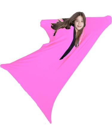WGUST Full Body Sock - ADHD Autism Stress and Anxiety Relieve - Deep Pressure Stimulation - Sensory Exercise Therapy Toy (Color : Pink Size : XL/X-Large-74 * 165cm) XL/X-Large-74*165cm Pink