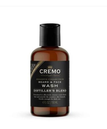 Cremo Reserve Collection Beard & Face Wash Distiller's Blend Reserve Blend 4 fl oz (118 ml)