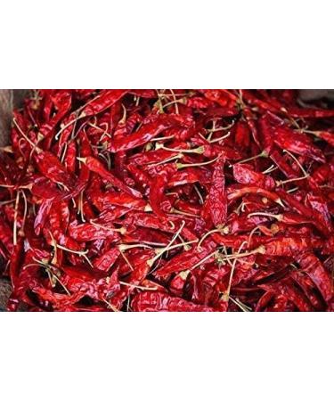 QURA Whole Mathania Red Chilli (Lal Mirch) Bold Size Hand Sortex 400gm | Deep Red Powerful Flavour Aroma and Taste