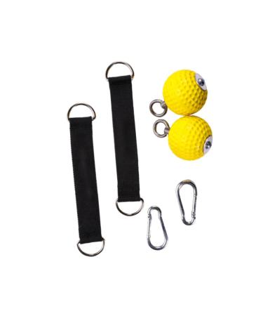 Solustre Hand 2 Sentences Passage Handing Muscle Training Balls Indoor Exercise Training Balls Fitness Accessories Passage Balls for Climbing Fingerkraft Trainer Sportwaren Powerball Griffball