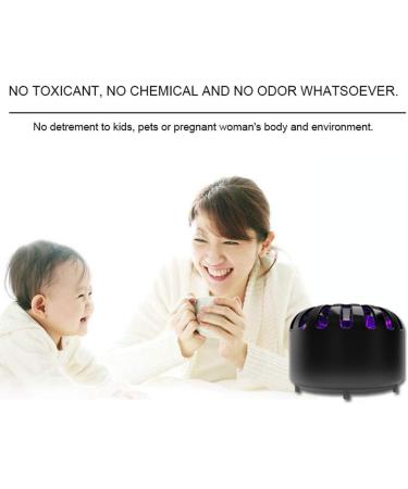 LXX Mosquito Killer Lamp Portable Compact Easy to Clean Mosquito Lamp Bionic Physically Mosquito Killer for Home Bedrooms Kitchens Outdoor Garden a/Black/S S Black - Buy Online on GoSupps.com