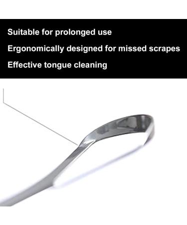 Stainless Steel Tongue Cleaner & Scraper | Eliminate Bad Breath & Promote Oral Hygiene - Buy Online on GoSupps.com