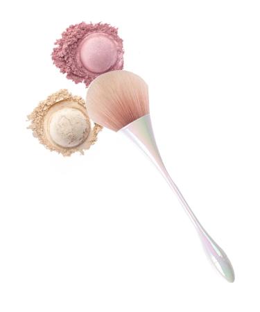 Large fluffy Nail Art Dust Brush Foundation Makeup Brush big Powder Brush face Blush Brush for Daily Makeup (White)