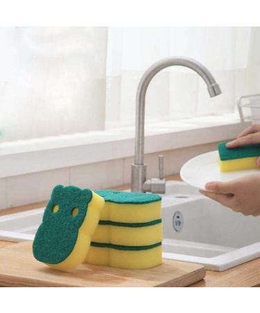 Wipe Housework Cleaning Dish Cloth Rag Dishwashing Pad Pad Scouring Scouring C0I5 Sponge 1pcs Sponge - Buy Online on GoSupps.com