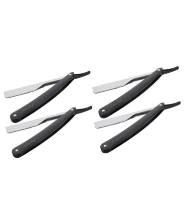 Minkissy 2pcs Shavers for Men Straight Blade Razor for Men Maquina Para Rasurar de Hombres Barber Razors for Men Straight Razors for Men Beard Razor For Men Razen Hair Clipper Blackx2Pcs 2 PCSX2PCs