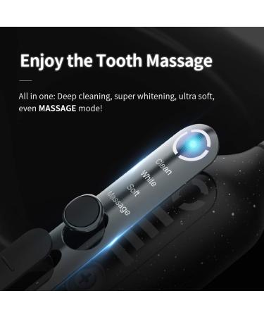 uSmile Electric Toothbrush - Sonic 3D Display, 4 Modes, 3 Intensities, Built-in Timer - U3 White - Buy Online on GoSupps.com