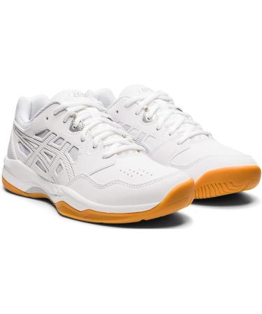ASICS Women's Gel-Renma Pickleball Shoes 8.5 - White/Pure Silver - Buy Online on GoSupps.com