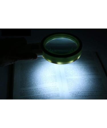 Magnifier Magnifying Glass 30x High Magnification Optics HD Glass Lens Handheld Magnifier Hand-held Magnifier Magnifying Glass with Light - Buy Online on GoSupps.com
