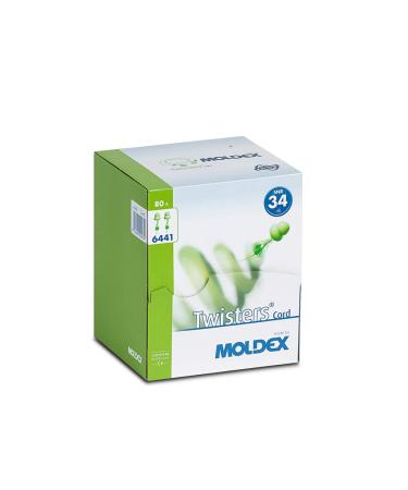 Moldex Twisters Earplugs with Cord - SNR 34dB 80 Pairs (1 Piece) - Best International Shipping - Buy Online on GoSupps.com