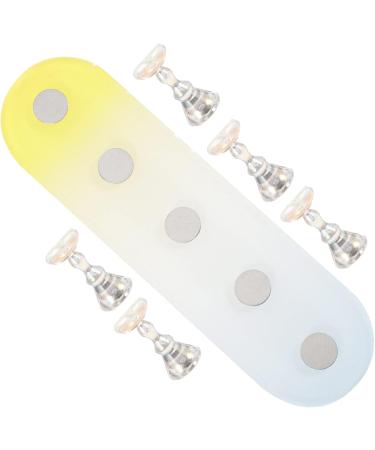FRCOLOR 2 Sets Nail Practice Holder Nail Racks for Nail Painting Nail Holders for Nail Painting Acrylic Nail Art Display Stand Nail Stands Gold and Silver Plastic Nail Flakes - Buy Online on GoSupps.com