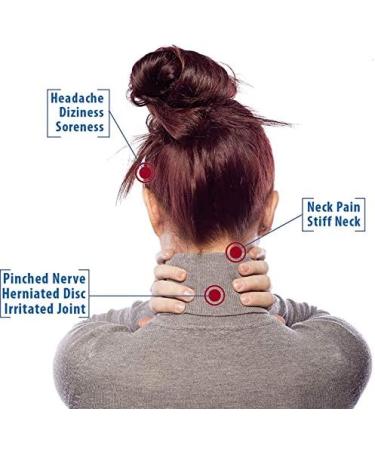 ADITAM Cervical Neck Traction Device Inflatable Neck Stretcher Easy to Use for Chronic Neck and Shoulder Pain Relief Neck Cervical Brace Collar Pillow for Home and Travel Blue Red Double The Purple - Buy Online on GoSupps.com