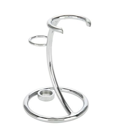 Stainless Steel Shaving Brush Stand - Durable & Compact Men's Shaving Accessory | Portable Design - Buy Online on GoSupps.com