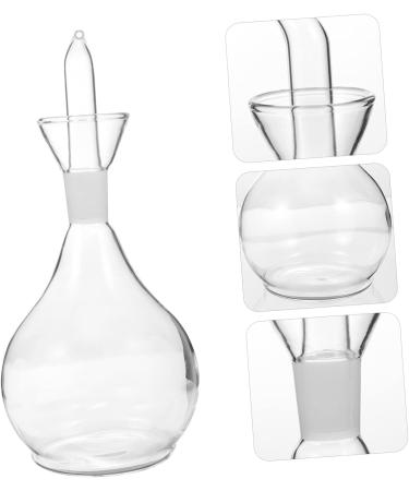 Ciieeo 2 Pcs Glass Oiler Kitchen Glass Cruet Containers with Lids Cooking Oil Cruet Glass Cruet Dispenser Kitchen Condiment Storage Practical Soy Cruet Jar Orange Silica Gel With Cover 27x10cmx2pcs Transparentx2pcs - Buy Online on GoSupps.com