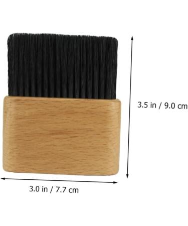 DOITOOL 1pc Cleaning Brush Face Duster Car Duster Salon Barber Duster Salon Duster Cleaning Duster Salon Haircut Duster Styling Comb Hair Brush Hair Removal Brush Wooden Neck - Buy Online on GoSupps.com