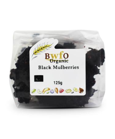 Organic Black Mulberries 125g (BWFO) - Buy Online on GoSupps.com