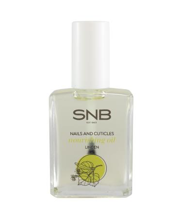 SNB Professional Huile de tilleul pour ongles et cuticules 15 ml Huile nourrissante avec huile de jojoba huile d'amande extrait de fleur de tilleul et bisabolol Pour cuticules souples et ongles
