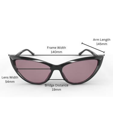 FL-41 Migraine Glasses | Transitional Lens for Light Sensitivity & Photophobia - Eclipse Aura Lens (Chat Noir) - Shop Internationally - Buy Online on GoSupps.com