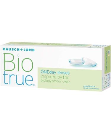 Bausch and Lomb Biotrue ONEday Daily Soft Contact Lenses - 30 Pieces BC 8.6 mm DIA 14.2 -12 Diopters | Buy Internationally - Buy Online on GoSupps.com