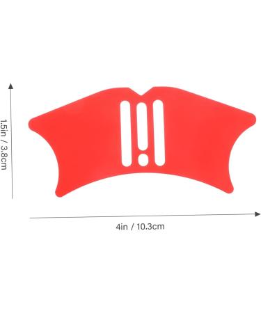 Ipetboom Eyeliner Aids Heated Lash Curler Silicone Molds Mascara Tool Aids Eyeliner Guard Miss Highlight Gel 10.3x3.8cm Red - Buy Online on GoSupps.com