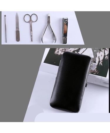 Manicure Kit Built in Nail File Personal Care Manicure Pedicure Set Portable Nail Clippers Family Use 12 Pieces Man Black Nail Clippers Kit - Buy Online on GoSupps.com