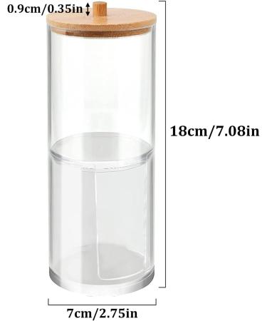 Premium Cotton Pads Container Box | Stylish Swab Holder & Storage Solution for Living Room Bedroom & Bathroom - Buy Online on GoSupps.com