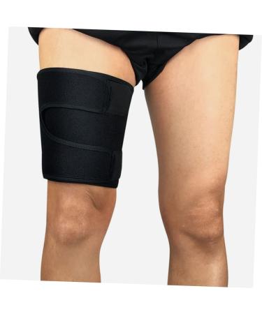 LALAFINA Knee Brace - Neoprene Support Belt for Men & Women - Outdoor Knee Pads - Adjustable Thigh Brace - 81X20X0.5CM Black - Buy Online on GoSupps.com