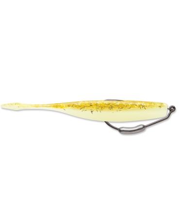 Storm 360GT Manta Tail w/Hook Soft Plastic Swimbait Gold Glow 4 Inch