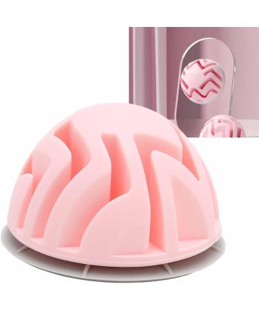 Portable Round Massage Ball with Suction Cup - Silicone Fascia Ball for Muscle Relief & Stress Reduction - Buy Online on GoSupps.com