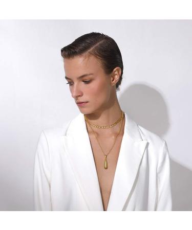 Personalized Prosteel Urn Chain Necklace - Memorial Ash Pendant with Cross Maria & Life Tree - 18K Gilded Stainless Steel - 55cm/50cm Chain - Buy Online on GoSupps.com