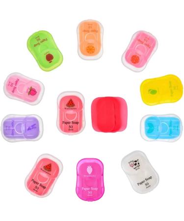 Buy Bamsod Mini Antibacterial Hand Soap Sheets - Portable Travel Foaming Soap Paper for Outdoor & Hygiene - Buy Online on GoSupps.com