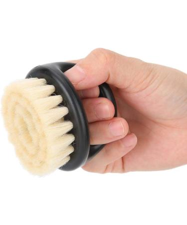 Beard Brush for Men Soft Portable Beard Shaving Brush Neck Face Hair Dust Remover Cleaning Brush Home Barber Salon Shaven Tool(Black) - Buy Online on GoSupps.com