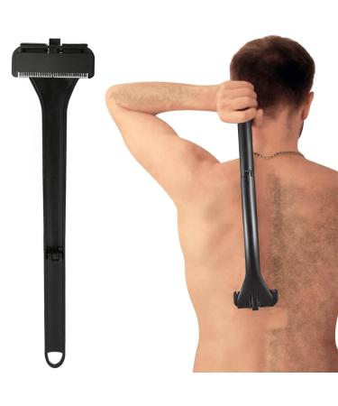 Dhqkqg back hair remover back razor removable body razor men foldable back-razor apparatus men's razor ergonomic handle effective back shave - Buy Online on GoSupps.com