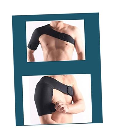 Buy Healifty Shoulder Support Brace for Men & Women - Sports Shoulder Pad & Arm Sling for Injury Relief - Adjustable Medium Black - Buy Online on GoSupps.com