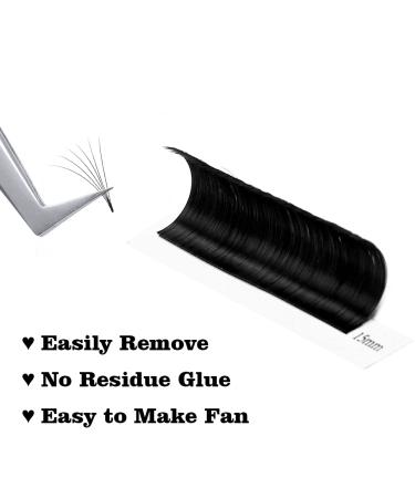 Self-Fleeting Volume Eyelashes - Easy Fan Lashes DD Curl 0.05mm 8-14mm 12 Rows - Light Fanning Eyelash Extensions - Buy Online on GoSupps.com