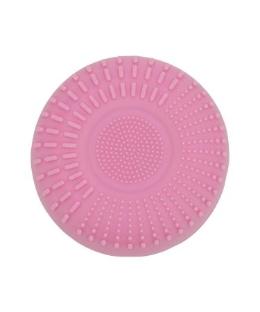 Buy Pinkish Silicone Makeup Brush Cleaning Bowl | Gradual Texture for Effortless Brush Care - Buy Online on GoSupps.com