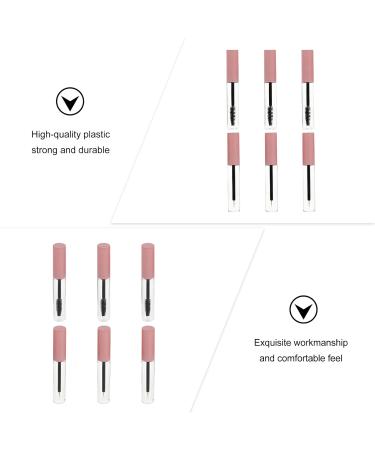 Fomiyes 6 x 5 ml Empty Mascara Eyeliner & Lip Gloss Tubes - Black Eyelash Containers for DIY Cosmetics - Best for Castor Oil - 1 Pack (Rose) - Buy Online on GoSupps.com