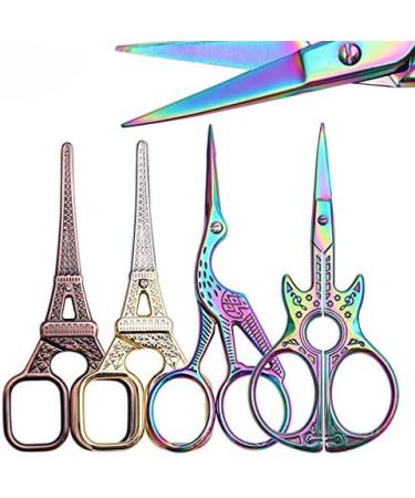 Chameleon Crane Stainless Steel Nail Scissors & Cuticle Clippers - Premium Manicure Tool for Nail Art & Makeup Remover - Buy Online on GoSupps.com