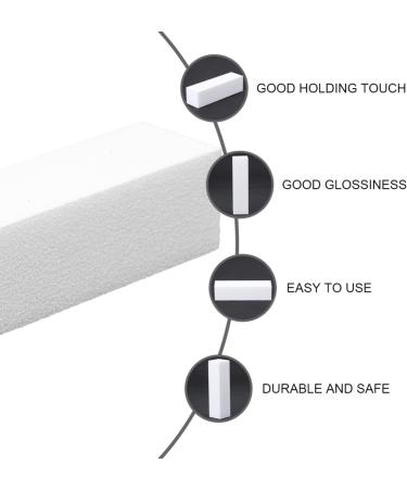 FRCOLOR Pedicure Tool Baby Nail File nail board nail Sanding Block Nail file Kit Nail Files and Buffers toenail file Nail Sanding Buffer Nail Files Sand Paper white sandpaper double sided - Buy Online on GoSupps.com