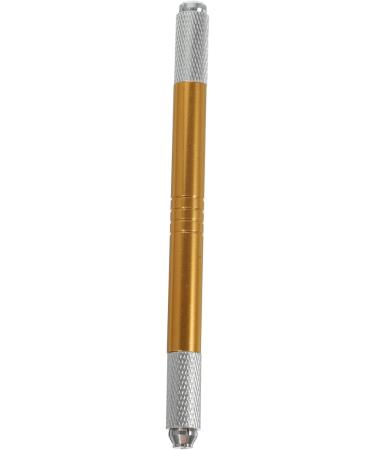 Healeved 5pcs Tattooing Brow Pen Eyebrow Pen Dual End Microblading Pen Tattooing Eyebrow Pen 0.8x0.8x12.1cmx5pcs Goldenx5pcs - Buy Online on GoSupps.com