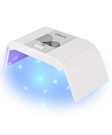 CORESLUX Mini UV Nail Lamp Portable Gel Nail Lamp 36W LED Nail Lamp Faster Nail Dryer with 60s/120s Timer (White)