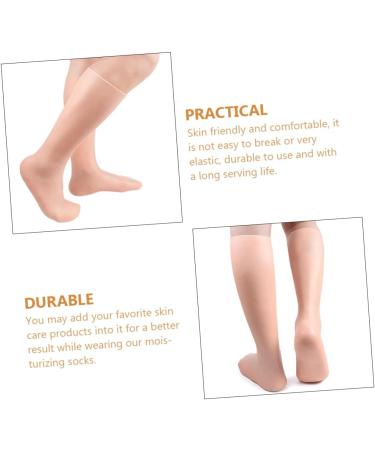 Beatifufu 1pair Exfoliating Moisturizing Socks Moisturizing Long Socks Moisturizing Socks Foot Cover Foot Care Supplies Moisturizing Repairing Socks Anti-cracking Foot Covers Foot Care Socks - Buy Online on GoSupps.com