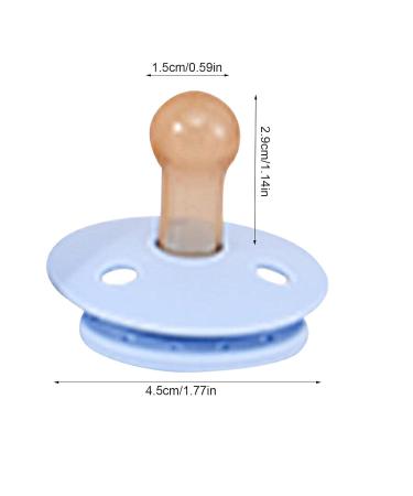 Best Pacifier for Newborns - Soft Round Head Baby Cube 1 Pack Blue Ideal for Breastfeeding Babies (6 Months - 3 Years) - Buy Online on GoSupps.com