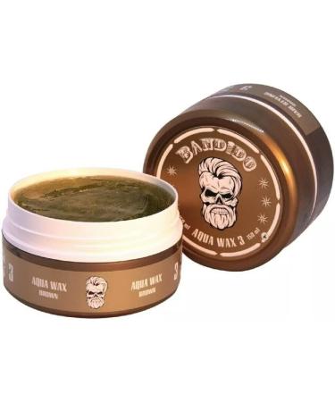 Bandido Hair Styling Aqua Wax | Shine Look | Firm Hold | 3 Brown Aqua Wax 150 ml